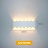 IP65 8W 12W Aluminum LED Wall Lamp Waterproof Outdoor Garden Lights Interior Wall Light for Bedroom Living Room Stairs Lighting