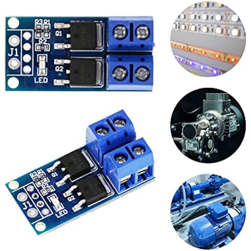 AEE2-30PCS MOS Transistor Driving Module Trigger Switch DC5V-36V 15A(Max 30A) PWM Adjustment Electronic Switch Control Board