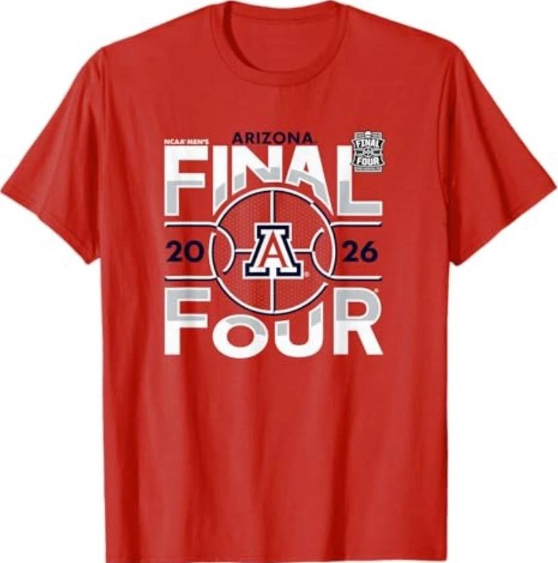 Arizona Wildcats Final Four 2026 Men s March Madness Logo T-Shirt M