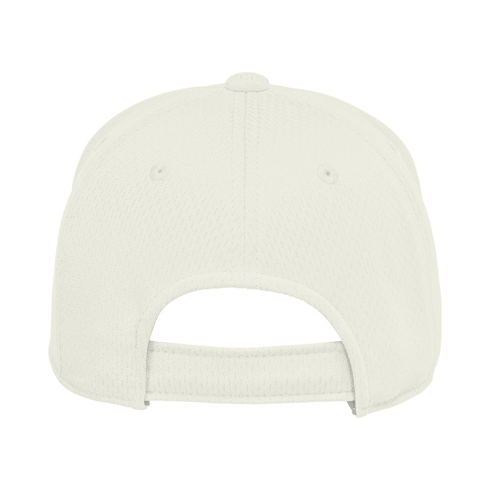 Mizuno Size Ivory Baseball/Softball Cap, All-Mesh, Hexagonal, 12JWBB03, 48,