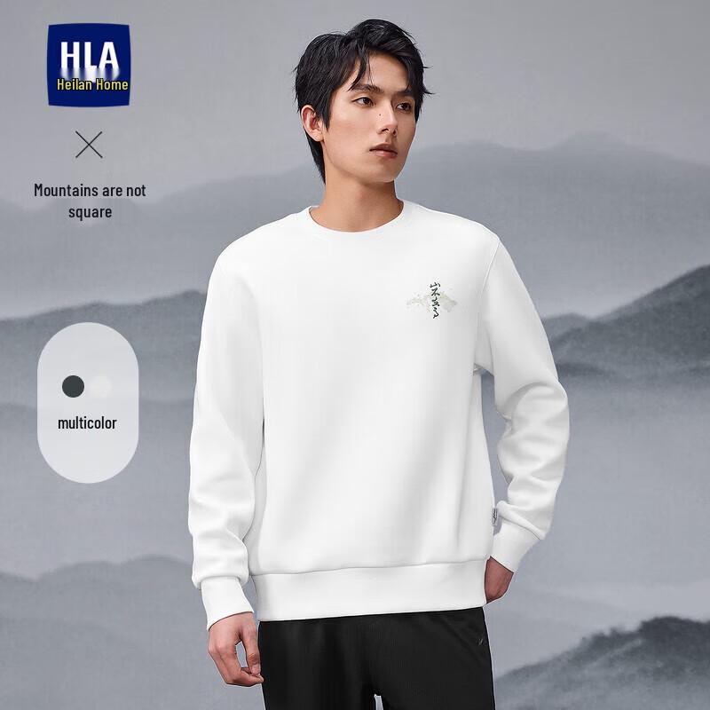 HLA Men's Casual Round Neck Long Sleeve Sweatshirt