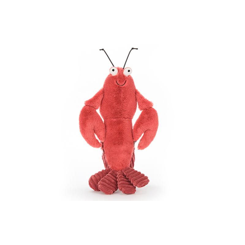 JELLYCAT Ocean Series SHELLS&SCALES Lobster Larry Soothing Red Doll Plush Figure 27cm Height