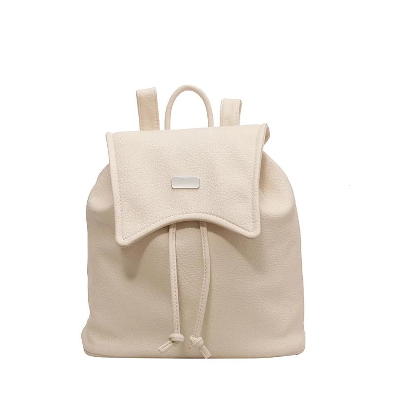 Мягкий ПУ задний карман женский рюкзак внутреннее отделение модный рюкзак 2998₽