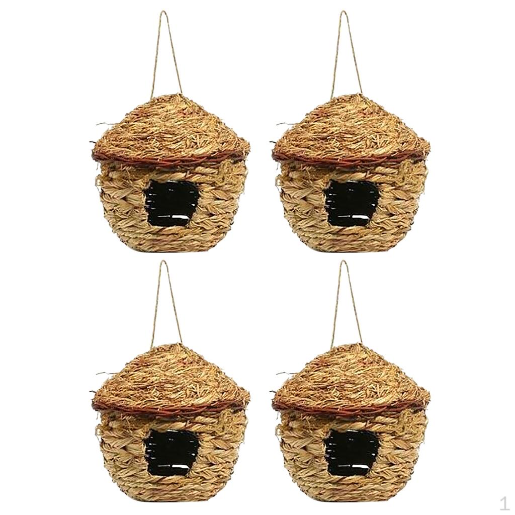 

4x Скворечник Natural Hut Креативный Милый Маленький Дизайн