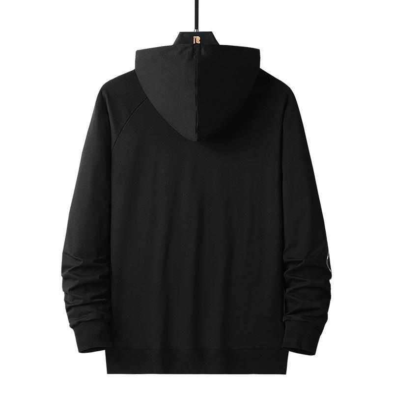 Frühlings- und Herbst-Baumwoll-Hoodies für Herren und Damen, lockere große Größen, sportliche Freizeit-Oberteile in einfarbiger Ausführung
