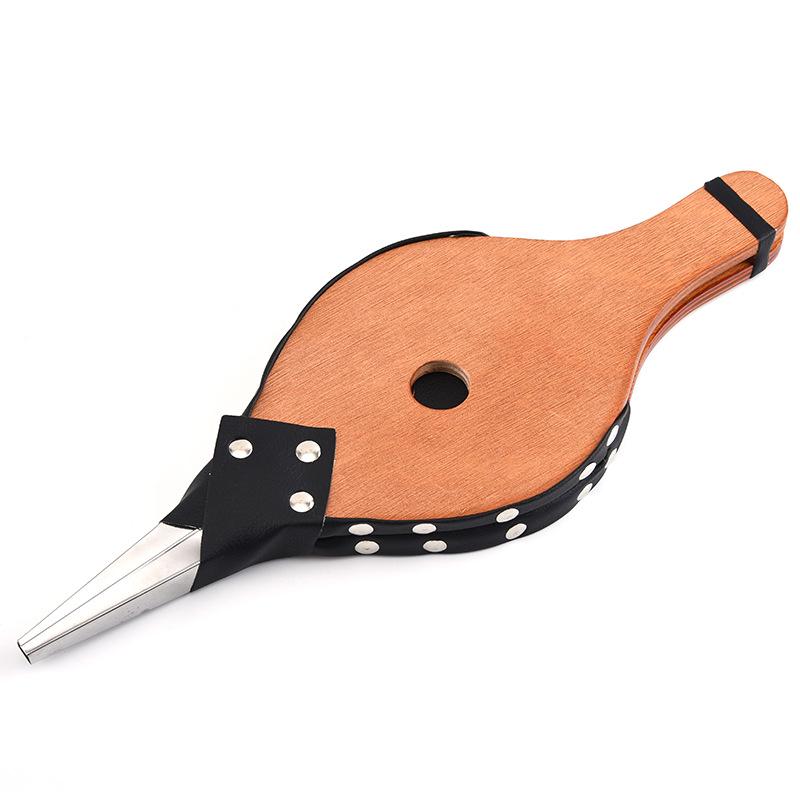 Manual Leather Bellows for Outdoor Barbecue and Fireplace