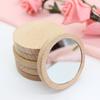 12Pcs Makeup Mirror Portable Small Round Mirror Gift Wooden Mirror Creative Personalized Gift Small Mirror