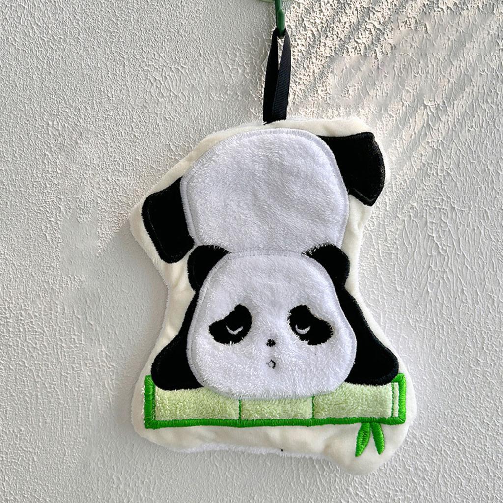 Soft Absorbent Hanging Towel Fuzzy Towels Bathroom Hand Towels Super Soft and Easily Care Gift for Family Bathroom