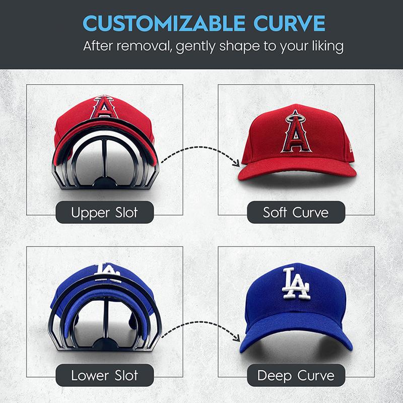 Hat Brim Bender No Steaming Hat Brim Curving Tool Shaper Baseball Cap Edges Band Clamp Cap Brim Bender Curves Accessories