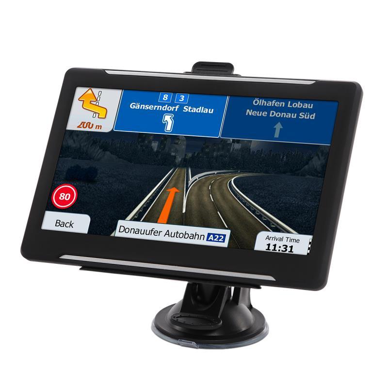 LKW SAT NAV GPS Navigation 7" HD Kapazitiver Touchscreen 256MB 16G Auto GPS Navigator Mit Kostenlosen Kostenlosen Weltkarten