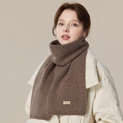 Unisex Pure Wool Knitted Scarf WY182