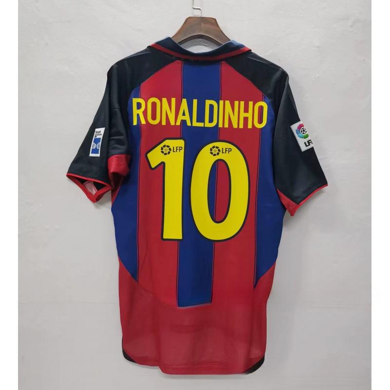 10-11 Barcelona jersey 14-15 Home No. 10 No. 11 Neymar football jersey Retro jersey S