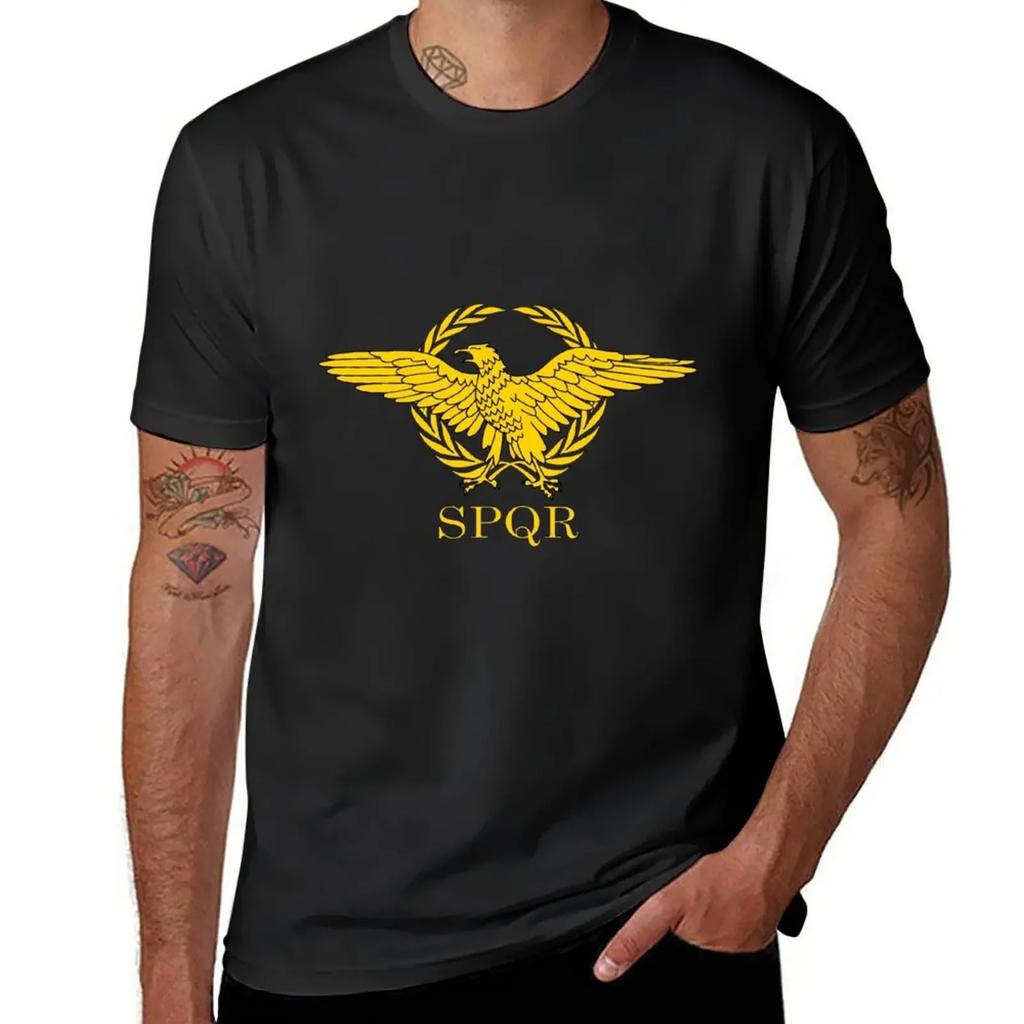 SPQR T-Shirt blanks animal prinfor boys oversized mens cotton t shirts
