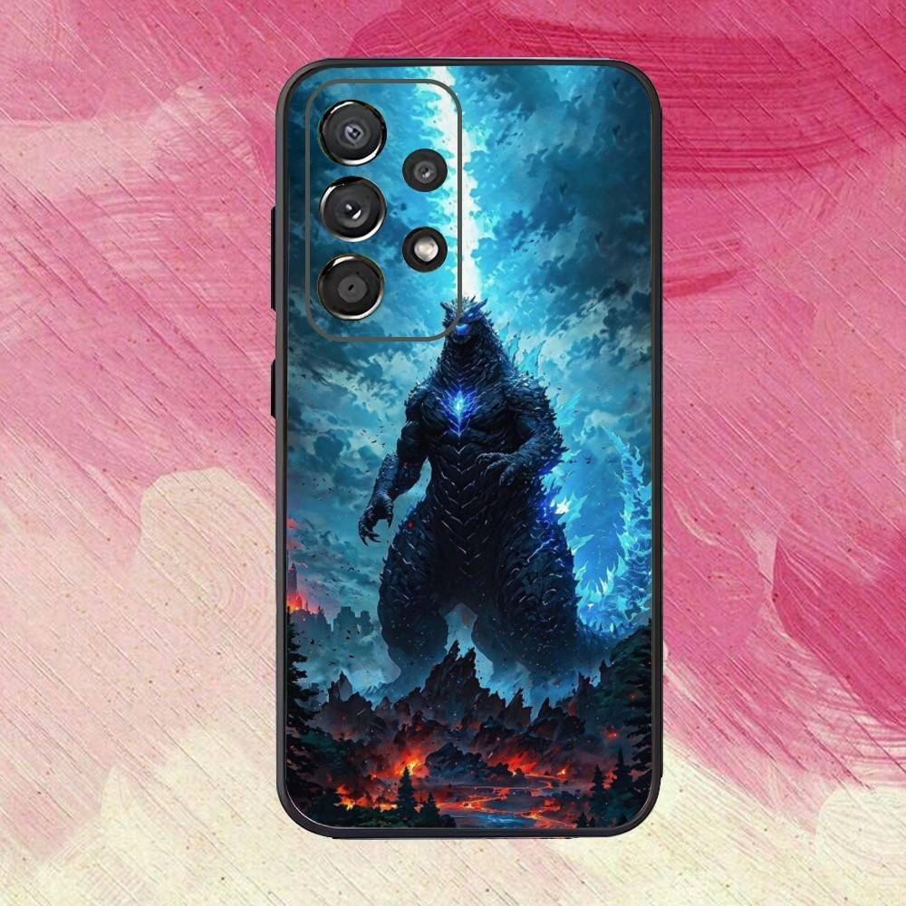 

Japan Monster G-Godzillas Phone Case For Samsung S25,S24,S21,S22,S23,S30,Ultra,S20,Plus,Fe,Lite,Note,10,9,5G Black Cover Samsung S24ULTRA