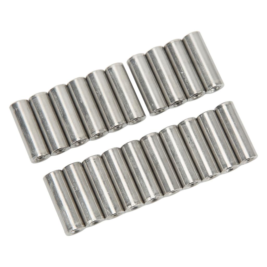 20 Stück M6 Innengewinde Verbindungsstückmutter Praktische Rostfreie Edelstahl Wartungsverbindungsmutter