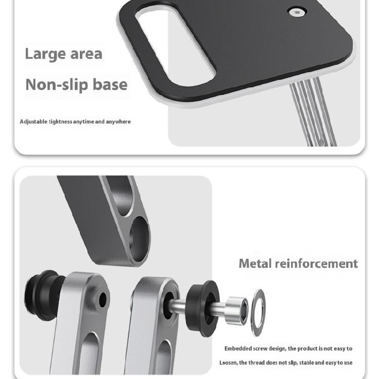 Tablet Stand Magnetic 360 Degree Rotation Foldable Arm Ergonomic Aluminum Tablet Holder For Office Study Reading