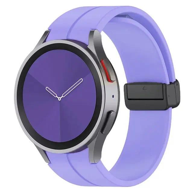 20mm Band For Samsung Galaxy Watch 7/6/5/4/44mm 40mm 5 Pro 45mm Silicone Bracelet Correa Galaxy Watch 6 Classic 47mm 43mm Strap