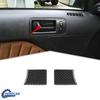 Soft  Carbon Fiber Inner Door Handle Bowl Decor Cover For Ford Mustang 2009-13