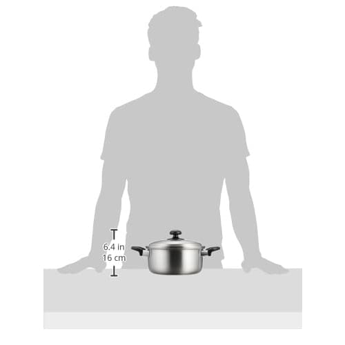 Wahei Freiz Tsubame-Sanjo Yukihira Pot 16cm & 20cm Double-Handled Pot, Stainless Steel, Induction and Gas Compatible, Enzo EM-018