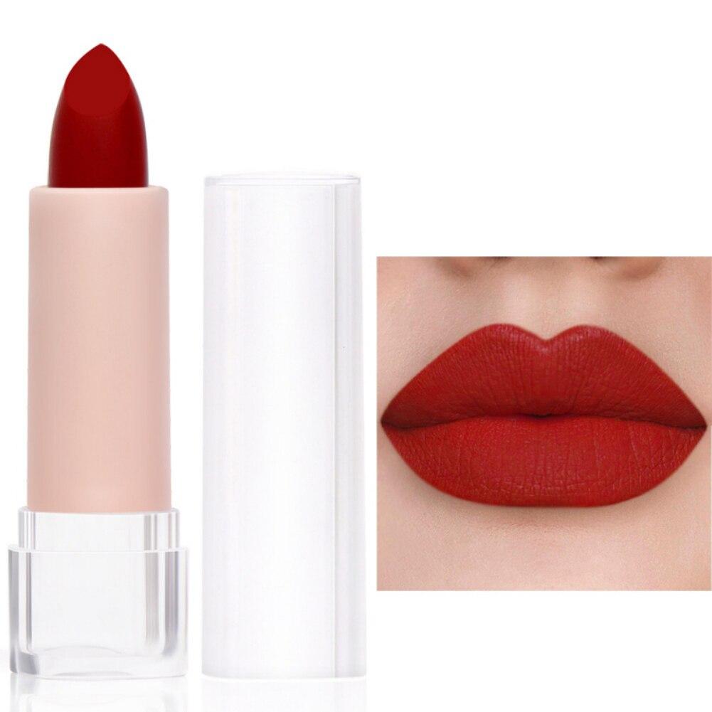 15 Colors Matte Lipstick Moisturizing Lip Gloss Sexy Red Makeup Long Lasting Velvet Lipstick