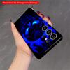 2DFlat Samsung Phone Case Blue Flame Skull Phone Case Applicable To Galaxy S23 S24 S25ULTRA S26 A12 A14 A15 A16 A54 A55