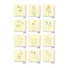 New Japan Calendar 2026 Wall Press Flower with 610 x NK144 Calendar, Chronology, 425mm,