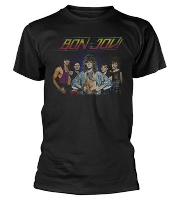 Bon Jovi Tour 84 Black T-Shirt
