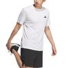 Adidas D2M PLAIN T Shirt Men's White KA8339