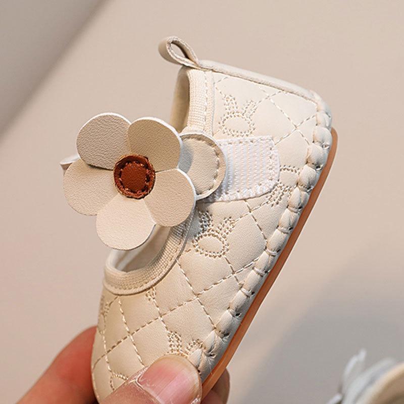 Baby Shoes - Semi-Soft Sole Princess First Walkers for Infant Girls