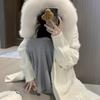 Winter Chunky Knit Long Sleeve Oversized Cable Knit Sweater Coat for Women