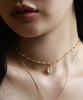 August Harmony Queen Love Choker Necklace - Gold