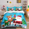 Christmas Theme with Gifts Bedding Duvet Cover Set Duvet Cover Pillowcases  (1*Duvet Cover 2*Pillowcases, Without Duvet Insert)