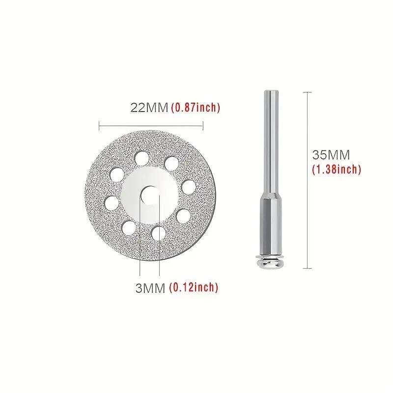 12 Buc/set 22mm Disc de Tăiere HSS Pânză de Ferăstrău Circular Tăiere Metal Unelte Abrazive Pentru Unealtă Rotativă Dremel pânză de tăiere