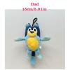 1-4Pcs Hot Blueyed Dog Bingo Family 15-28Cm Plush Toy Cartoon Dog Soft Stuffed Animals Dolls Birthday Gifts Family Blue
