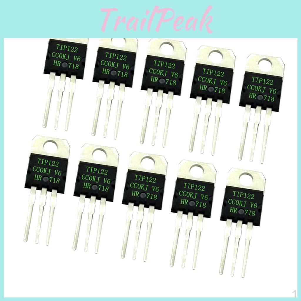 Transistor Tip122 Device 10pcs Semiconductor 5a100v Npn