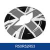 Car Steering Wheel Sticker Interior Styling Accessories Union Jack Style For Mini Cooper R50 R52 R53 2001 2002 2003 2004 2005
