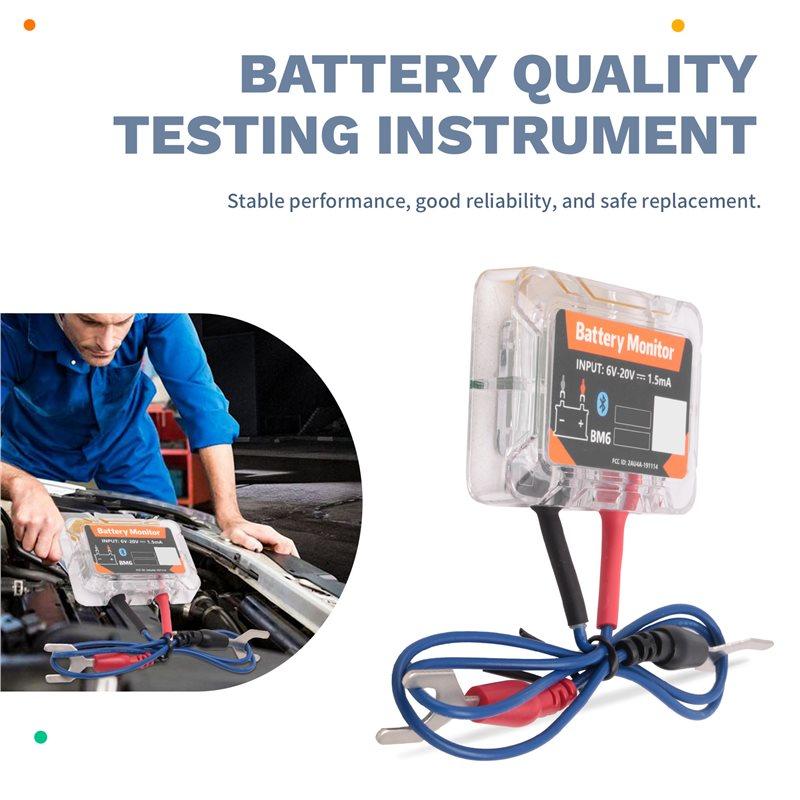 Q2-Wireless Bluetooth 12V Battery Monitory BM6 With Car Battery Health Check APP Monitoring Battery Tester