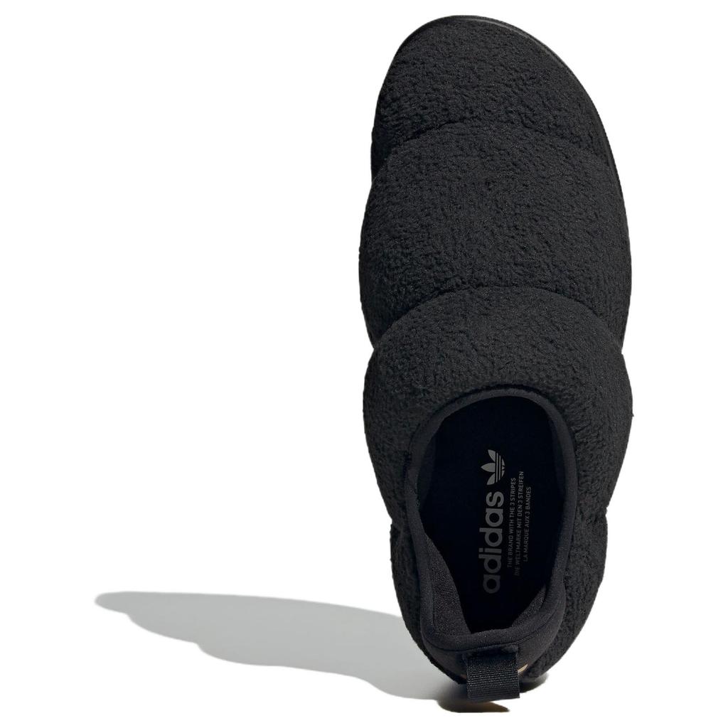 Adidas Puffylette Core Black Fleece Men Sneakers Footwear-White Pulse-Amber IG7152