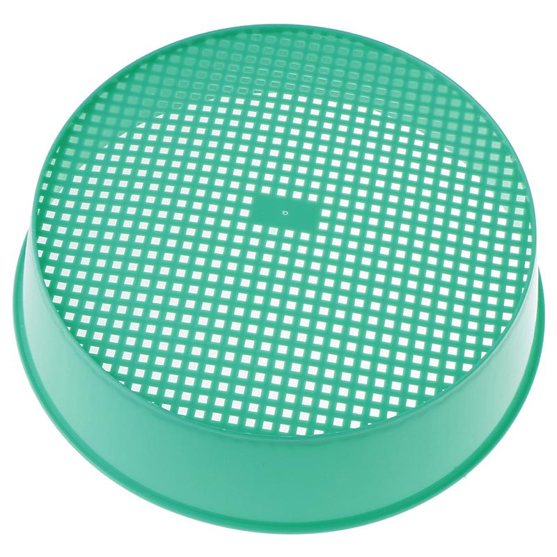 Plastic Garden Sieve Green Compost Soil Stone Filtration Twig Soil Garden Tool