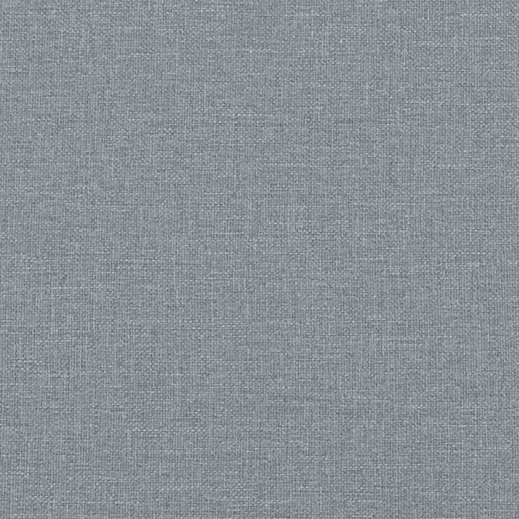 Living Room Sofa Light Grey 250 X 77 X 76 Cm Polyester