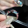 Original Design Nische High Sense Französischer Kalter Wind Persönlichkeit Emaille Offener Ring Zeigefingerring Damen