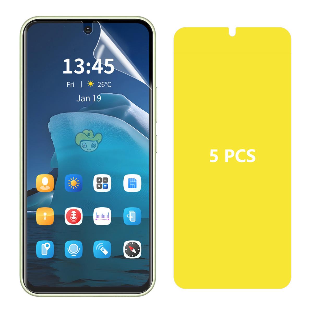 

ENKAY HAT PRINCE 5Pcs For Samsung Galaxy A55 5G/A35 5G Screen Protector TPE+PET+TPU Hydrogel Screen Film A