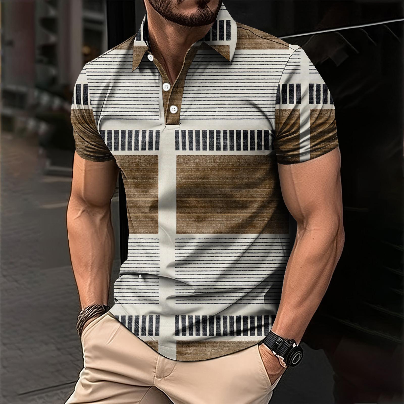 

Чоловіча сорочка для гольфу, повсякденна, спортивна, з V-подібним вирізом, ребристим коміром, короткими рукавами, модна повсякденна одноколірна однотонна весна та літо, звичайного крою XL білий