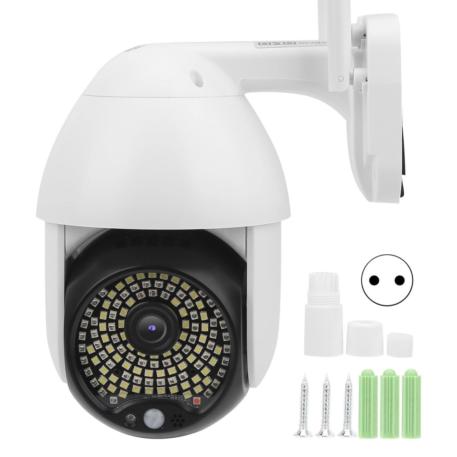 

1080P HD Camera WIFI 122 Lights Sound and Light Alarm PTZ IP66 Waterproof Automatic Tracking