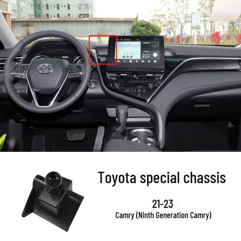 Car Phone Holder for Toyota 6th Gen Camry, Corolla, Highlander - Clip Base Accessory