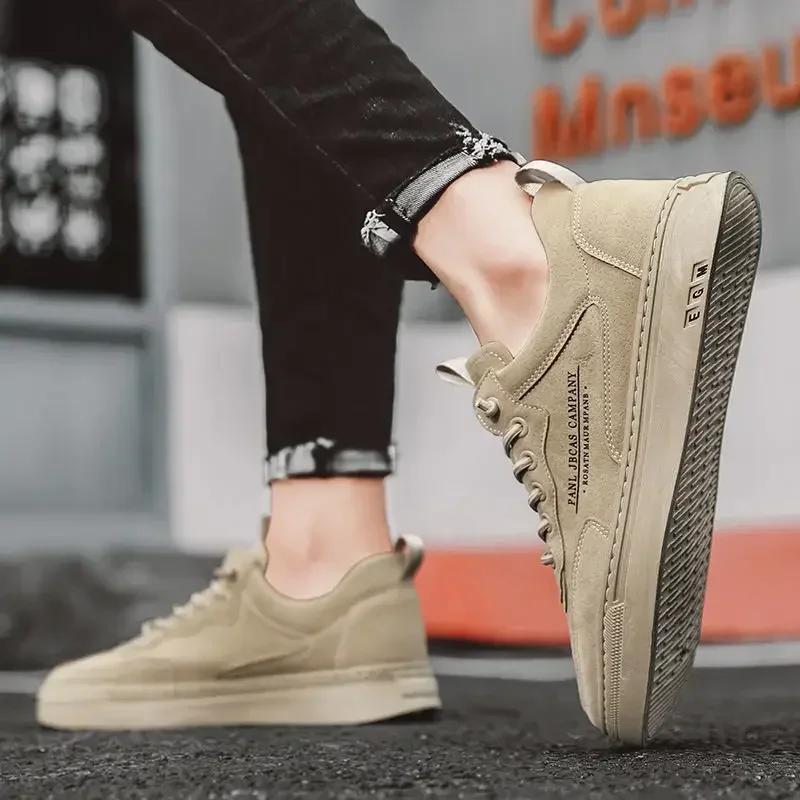 Casual Sneaker For Men Wear-Resistant Fashion Breathable Trendy All-Match Comfortable Outdoor Platform Sneakers Spring Main New