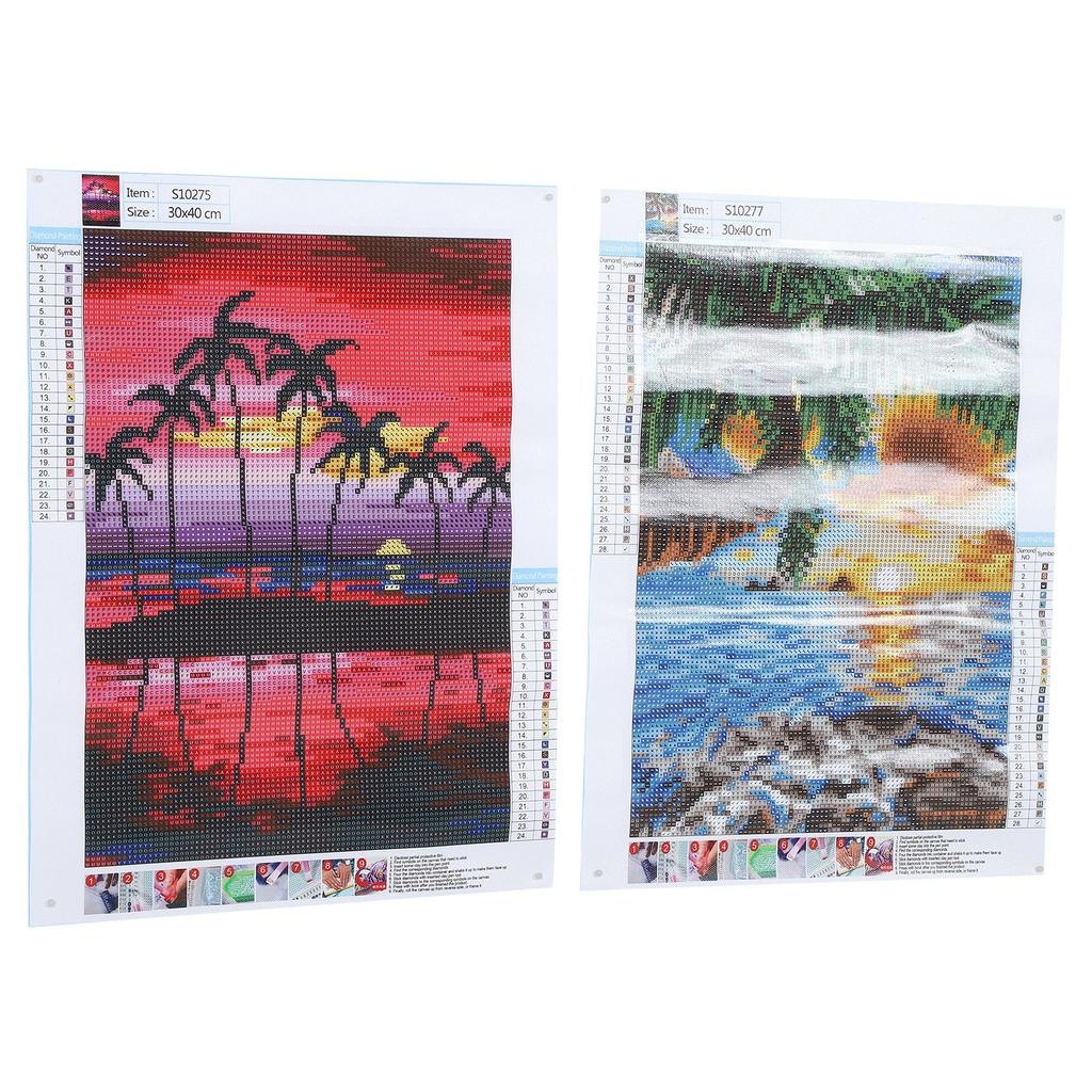 Seascape Pattern Diamond Painting Embroidery Cross Stitch Picture Supplies Arts Craft Wall Decor