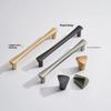 Black Minimalist European Cabinet Door Handle Drawer Single Hole Pulls Hardware Furniture Accessories