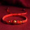 Chinese Zodiac Red Agate Bracelet for Men & Women - Year of Birth Lucky Bead, Putuo Mountain Inspired Style