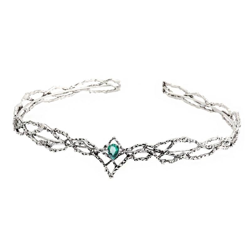 Fashion Elven King Crowns with Stylish Diamonds Adjustables Size Elegant Designs for Parties and Weddings Decoration